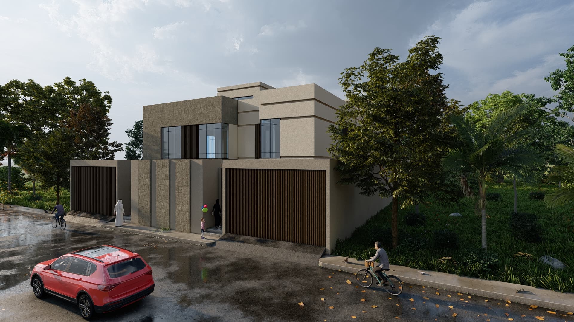 فيلا بتصميم عصري